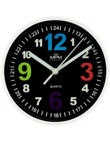 Zegar ścienny 20cm czarny E01.3686.90