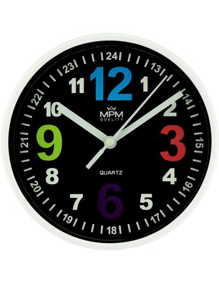 Zegar ścienny 20cm czarny E01.3686.90