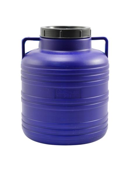 Beczka plastikowa 20L niebieska zakręcana