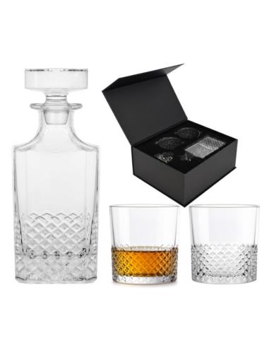 Karafka + 2 szklanki Crystal 750ml+290ml