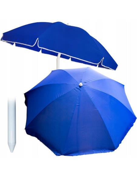 Parasol ogrodowy 240cm poliester OP-633223 granatowy
