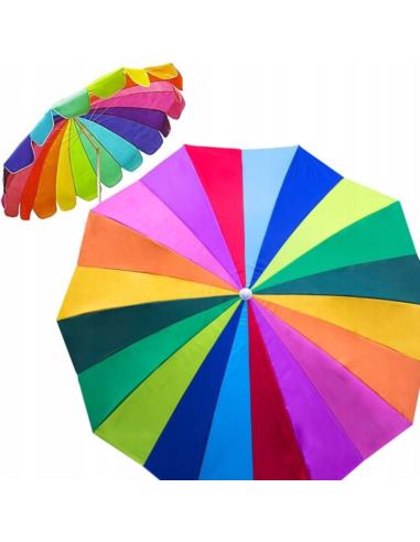 Parasol ogrodowy 220cm poliester OM-281912 tkanina UV