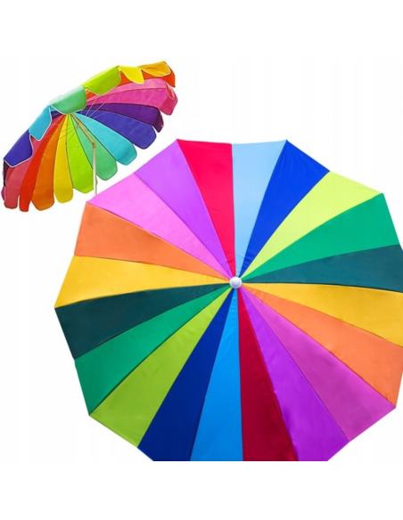 Parasol ogrodowy 220cm poliester OM-281912 tkanina UV