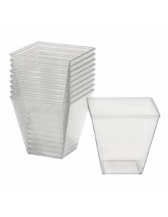Pojemniki plastikowe 120ml finger food na deserki 10 sztuk