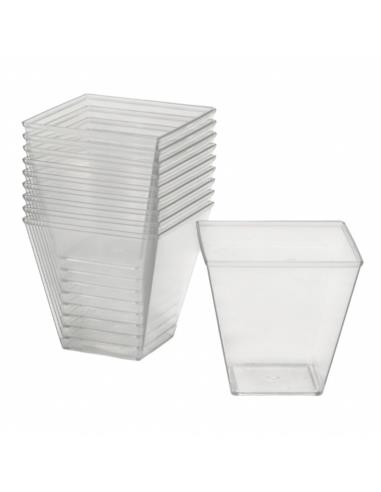 Pojemniki plastikowe 120ml finger food na deserki 10 sztuk