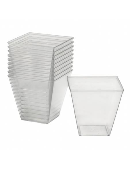 Pojemniki plastikowe 120ml finger food na deserki 10 sztuk