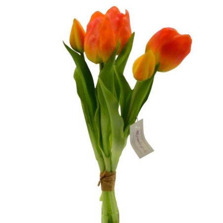 Kwiat sztuczny Tulipany bukiet 32cm mix