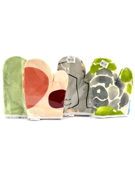 Rękawice kuchenne z magnesem 2 sztuki mix
