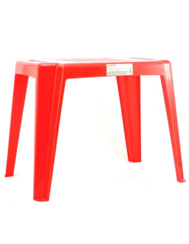 Stolik plastikowy 59x41x45cm Lolek czerwony dziecięcy