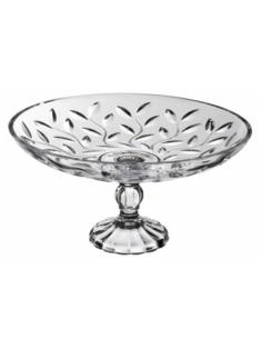 Salaterka kryształ RCR Laurus 33cm na nodze
