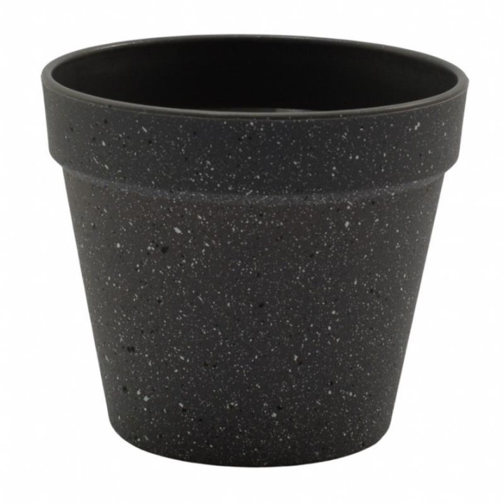 Doniczka plastikowa granitowa 10,5x12cm MRY5844