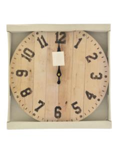 Zegar drewniany ścienny 34cm HLC0002