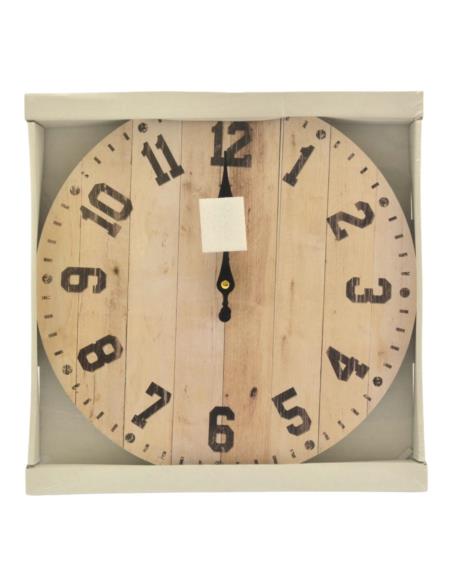 Zegar drewniany ścienny 34cm HLC0002