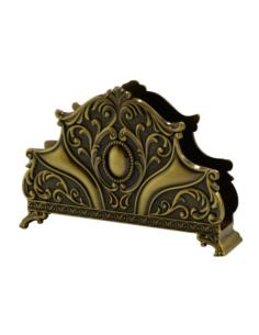 Serwetnik plater/złoty 13,5cm 466-8288