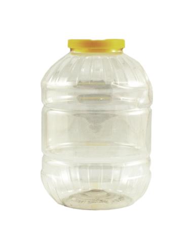 Słoj plastikowy 10L PET 2078 żółta zakrętka