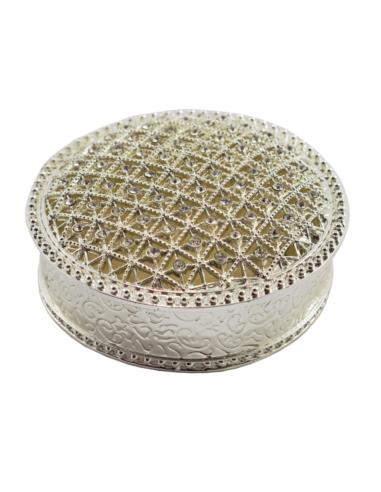 Szkatułka plater/srebrny 8,7cm 473-3112