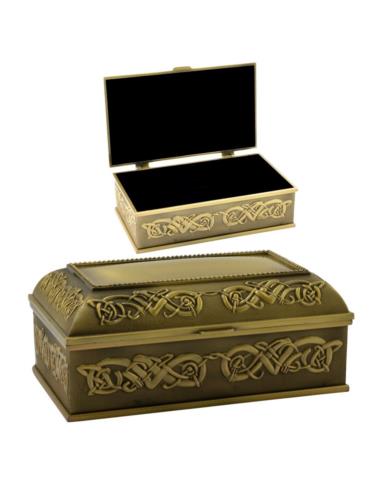 Szkatułka plater/złoty 17,5x10cm 472-9010