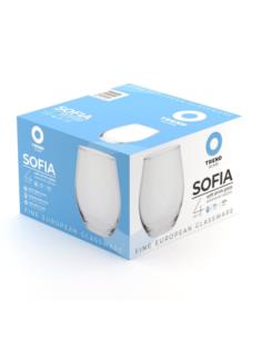 Szklanki 580ml 4szt Sofia do napojów Trend Glass 38443