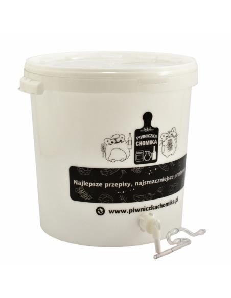 Pojemnik femrentacyjny plastikowy 30L z kranem