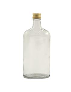Butelka 0,5L z zakrętką płaska Fi28