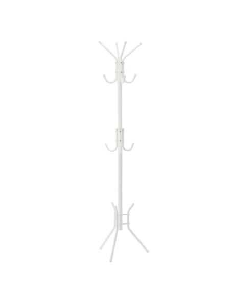 Wieszak stojący metalowy 178cm biały 5370