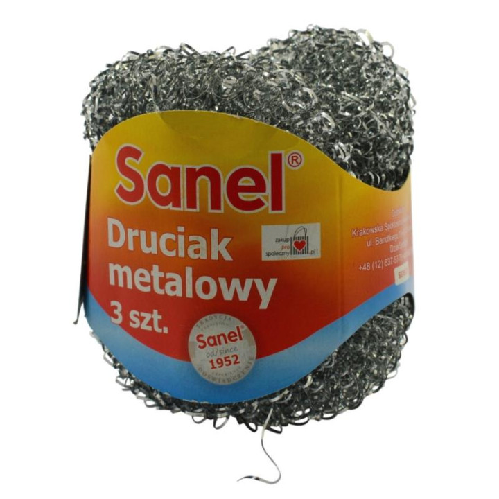 Zmywak spiralny druciak 3 sztuki