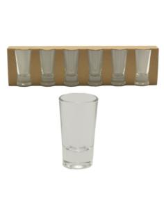Kieliszki do wódki 25ml 6 sztuk Lufa gładkie