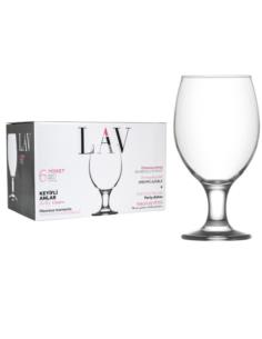 Szklanki do piwa 400ml 6szt Misket