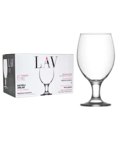 Szklanki do piwa 400ml 6szt Misket