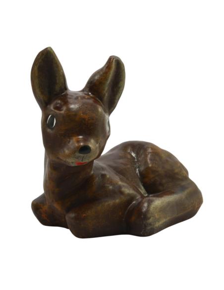 Figurka Sarna h:19cm ceramiczna 398