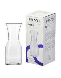 Karafka szklana 1,0L Krosno Pure bez korka