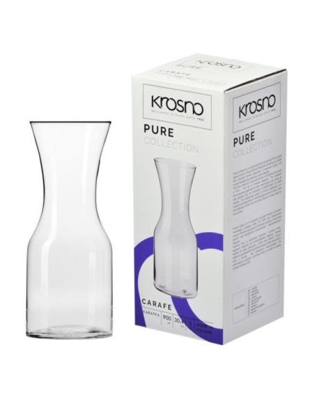 Karafka szklana 1,0L Krosno Pure bez korka