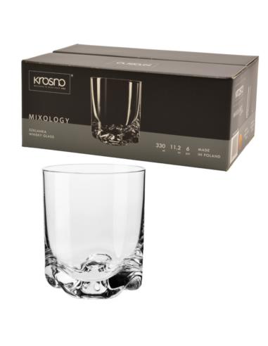 Szklanki 330ml 6szt whisky Mixology Krosno