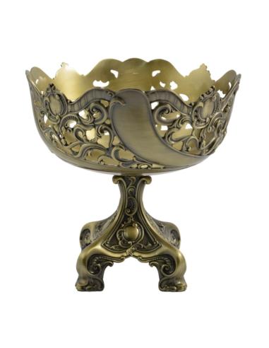 Patera plater/złoty 26x26cm 466-8388