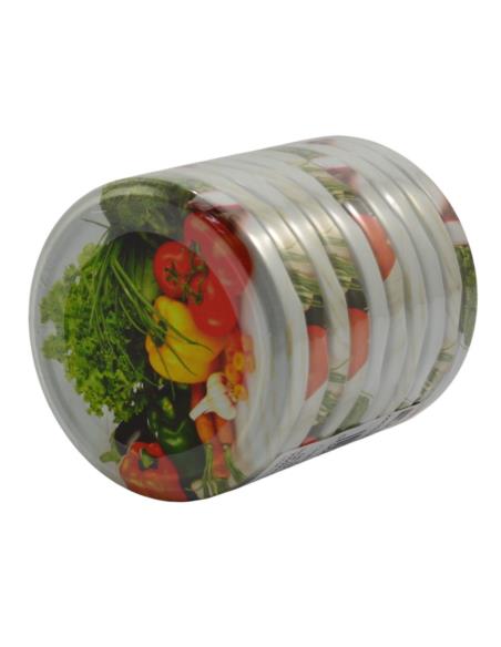 Zakrętki 10szt fi 82 6z warzywa W13 klik