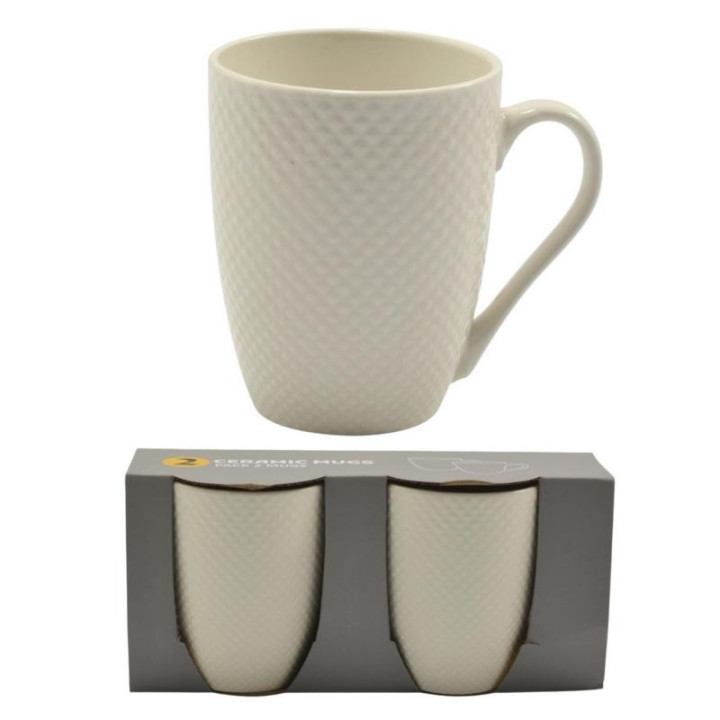 Kubki 2 sztuki 340ml ceramiczne MRY3962