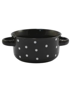 Bulionówka ceramiczna 560ml w kropki KK211