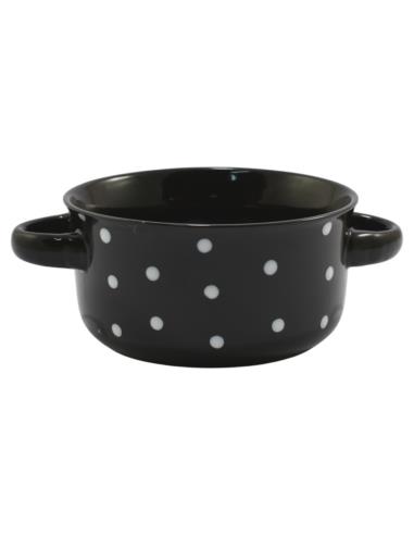 Bulionówka ceramiczna 560ml w kropki KK211