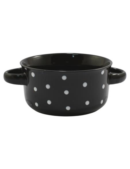 Bulionówka ceramiczna 560ml w kropki KK211