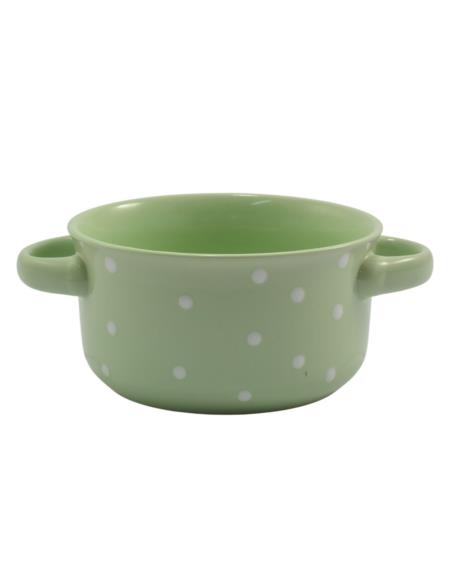 Bulionówka ceramiczna 560ml w kropki KK320