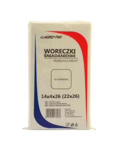 Torebki hdpe 14x4x26cm 800szt