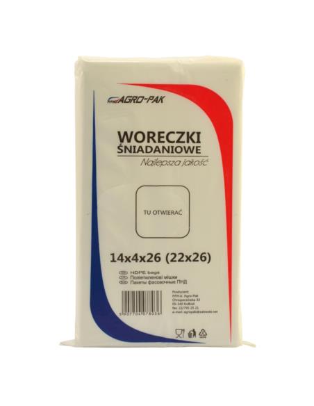 Torebki hdpe 14x4x26cm 800szt