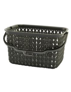 Koszyk na klamerki KNIT 3L antracyt