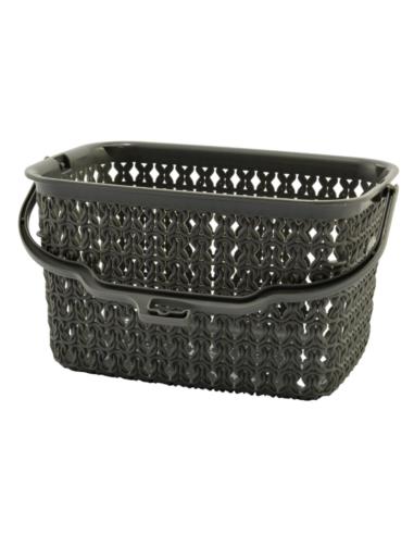 Koszyk na klamerki KNIT 3L antracyt