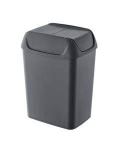 Kosz na śmieci 10L Flip antracyt