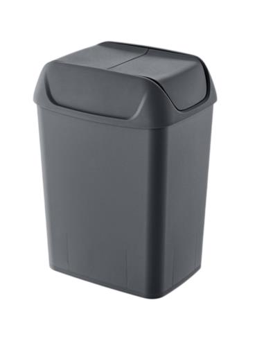 Kosz na śmieci 20L Flip antracyt