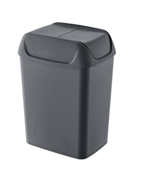 Kosz na śmieci 20L Flip antracyt