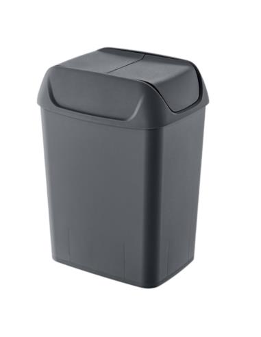Kosz na śmieci 40L Flip antracyt