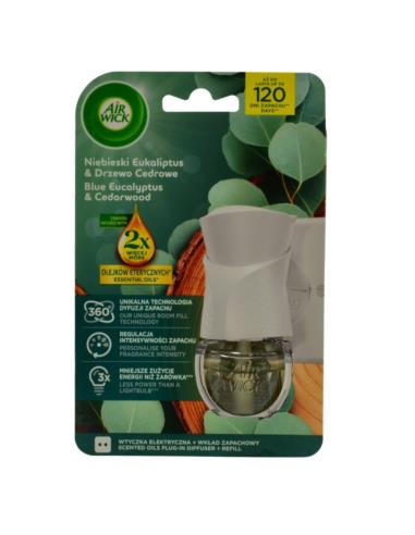 Odświeżacz powietrza Air Wick elektryczny eukaliptus urządzenie+wkład 19ml