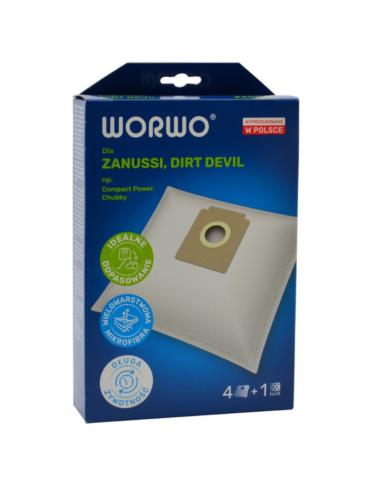 Worek do odkurzaczy Zelmer Zanussi, Dirt Devil ZMB07 4szt